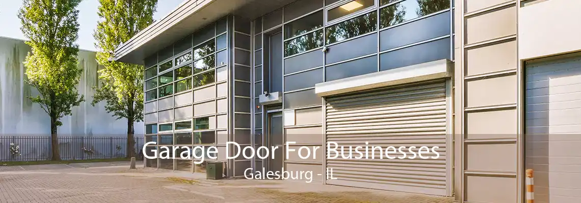 Garage Door For Businesses Galesburg - IL