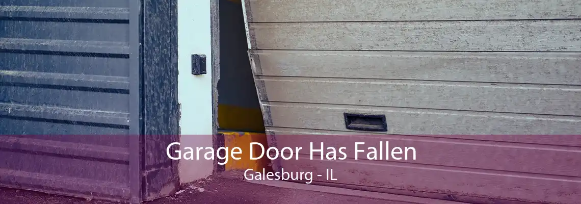 Garage Door Has Fallen Galesburg - IL