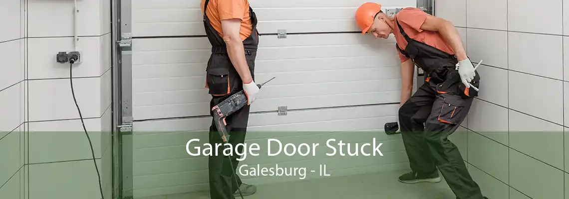 Garage Door Stuck Galesburg - IL