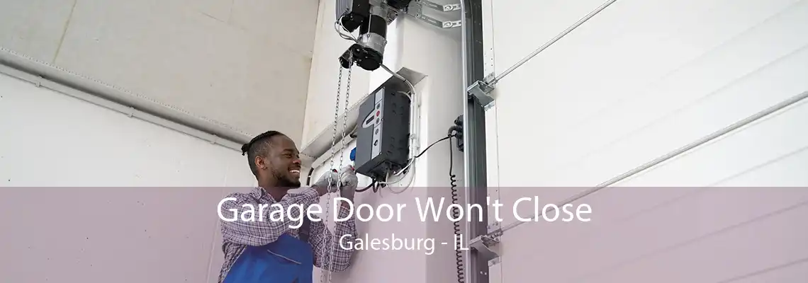 Garage Door Won't Close Galesburg - IL