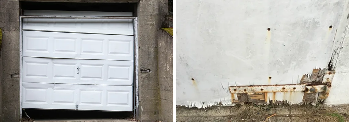 Rotten Commercial Garage Door Repair in Galesburg, IL